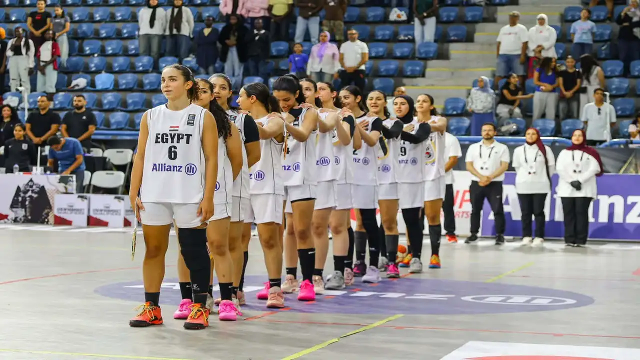مباراة منتخب الناشئات مع تنزانيا في تصفيات الأفروباسكت تحت 18 عامًا